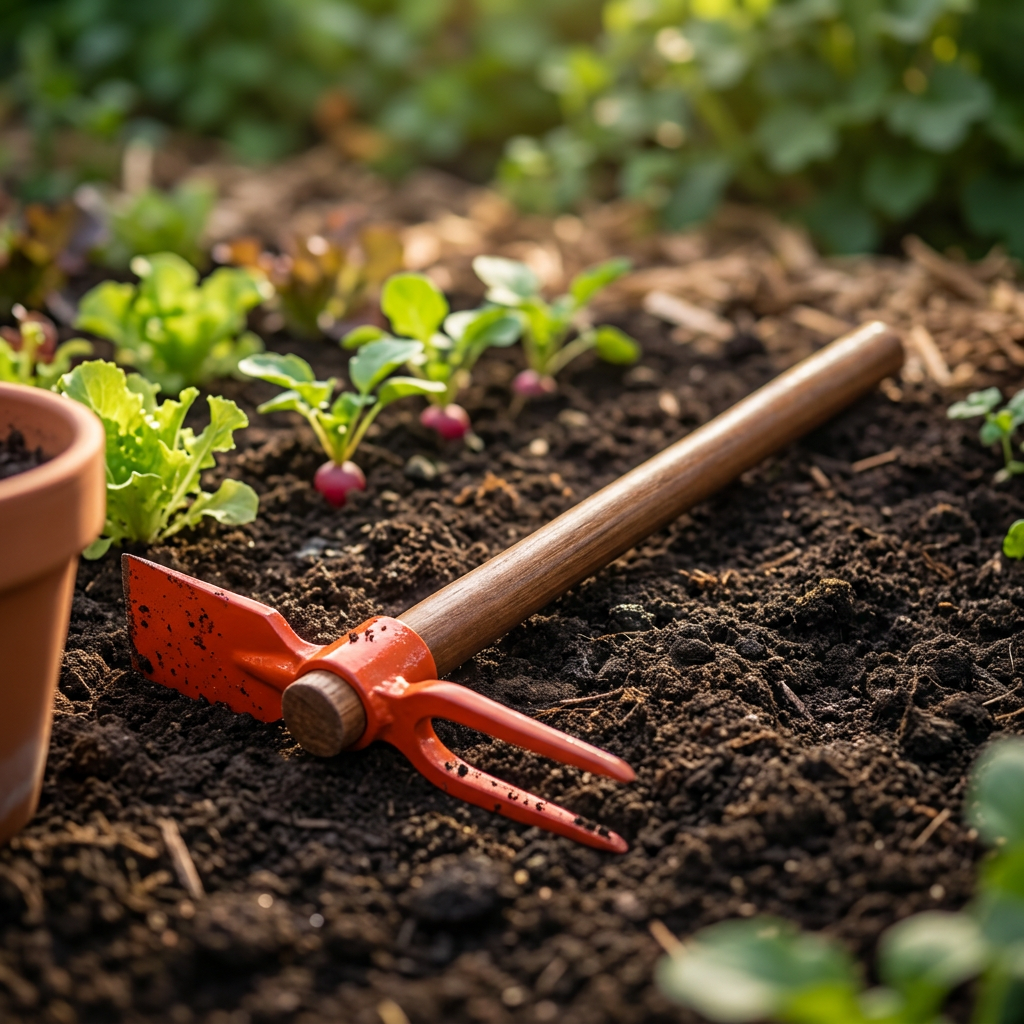 Présentation dans un jardin