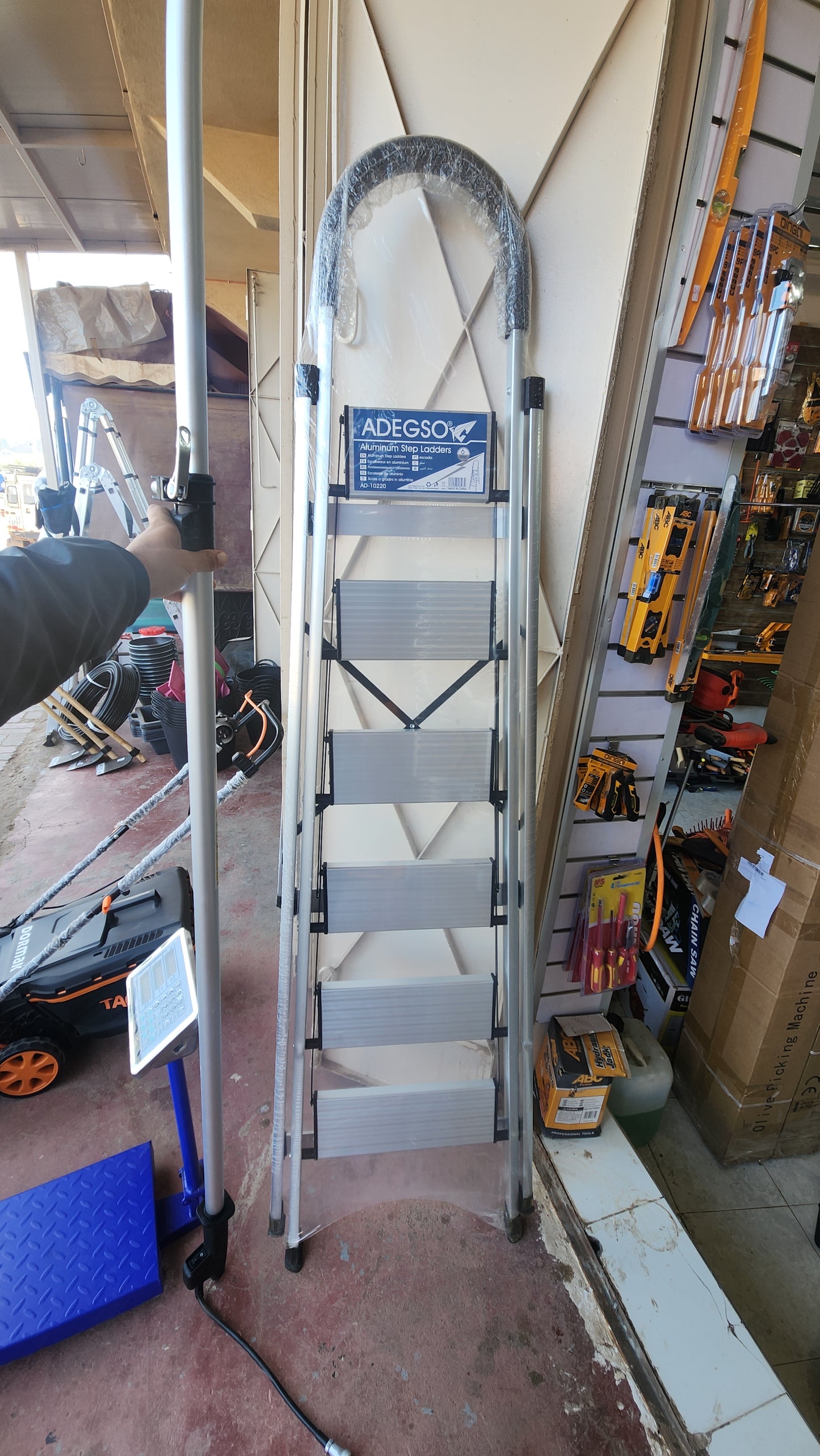 Escabeau en aluminium 5 marches