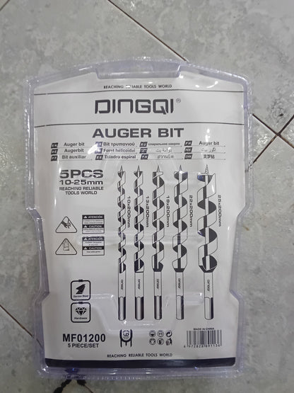 Set de Mèches à Bois DINGQI – 5 pcs 10-25mm (MF01200)