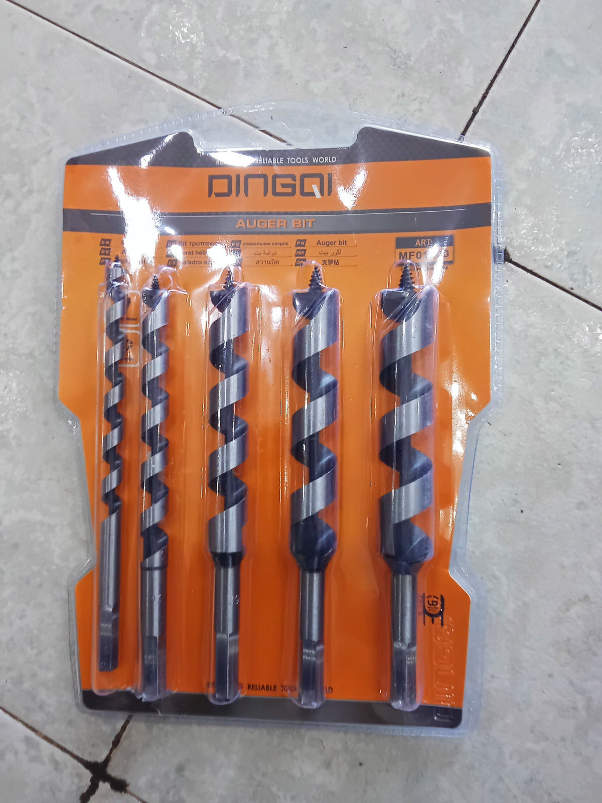 Set de Mèches à Bois DINGQI – 5 pcs 10-25mm (MF01200)