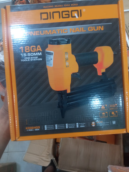 Pistolet à Clous Pneumatique DINGQI 18GA — 15 à 50mm | KCO2403