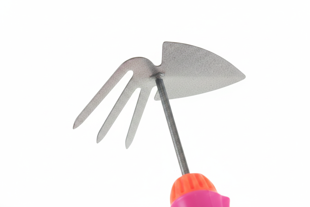 Serfouette jardin 2-en-1 - détail tête