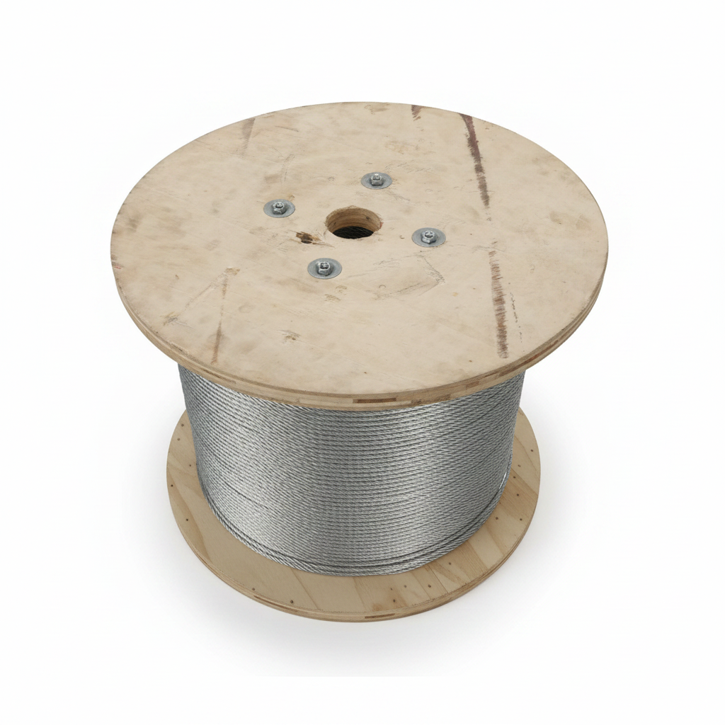 Steel Wire Rope Spool - Top View
