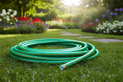 Tuyau de jardin spiralé vert