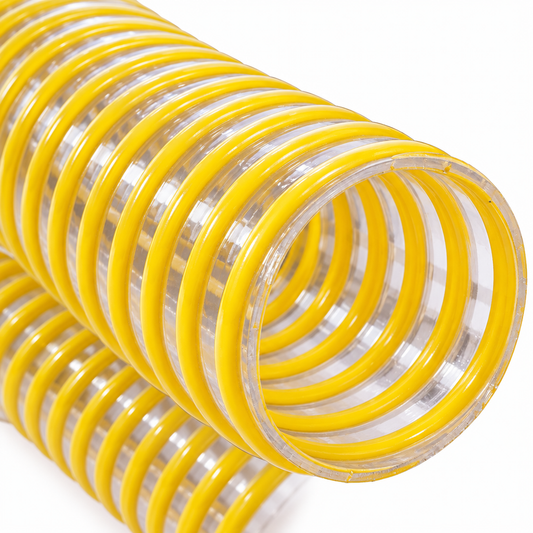 Tuyau PVC spiralé - close-up